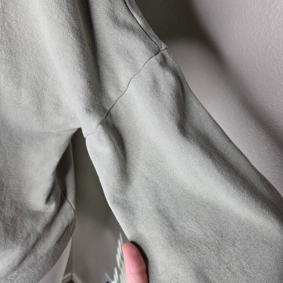 MADEWELL Hemp-Cotton V-Neck Sweatshirt Forgotten Landscape Size Small - Picture 16 of 16